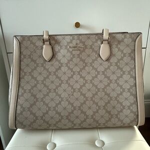 Kate Spade Cream Laptop Tote